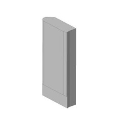 Šamotová deska boční HEAT R/L 2G S 70.44.33.23